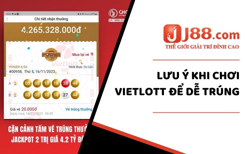 Cách Chơi Vietlott Dễ Trúng - Bet Thủ Bật Mí Kíp Thắng Lớn 3 Lưu ý khi chơi Vietlott để dễ trúng